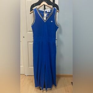 Juicy Couture Blue V-Neck Top with Crown Detail